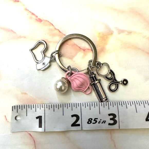 Nurse charm key chain - Picture 4 of 7